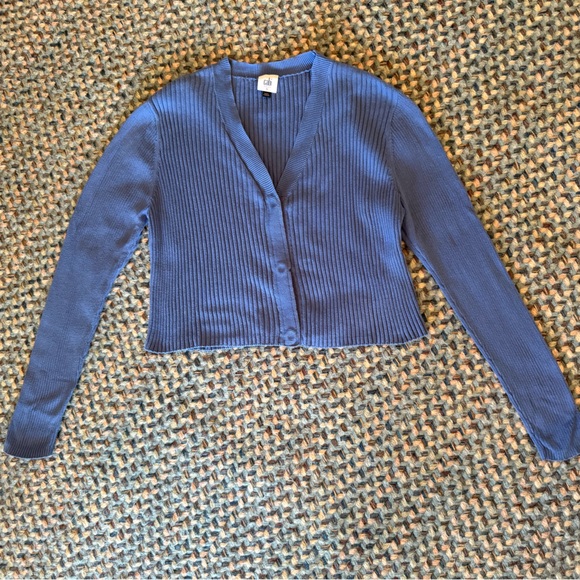 Cabi slim ribbed cardigan #6173 sz L - Picture 1 of 5